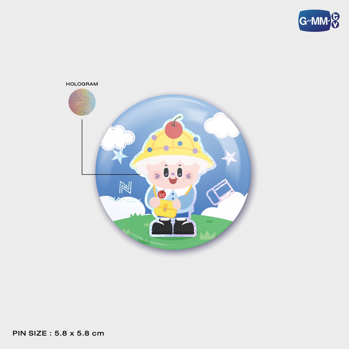 POPOS25-028 NILKNHAKE HOLOGRAM PIN