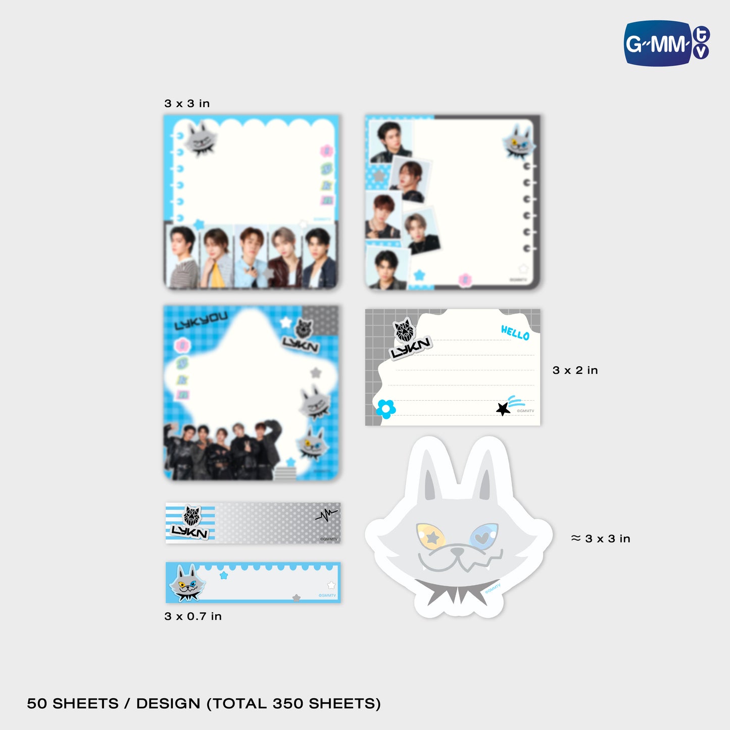 POPOS25-058 LYKYOU NOTEPAD SET