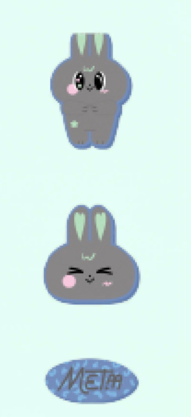 METAA FANDOM CHARACTER RUBBER CHARM SET