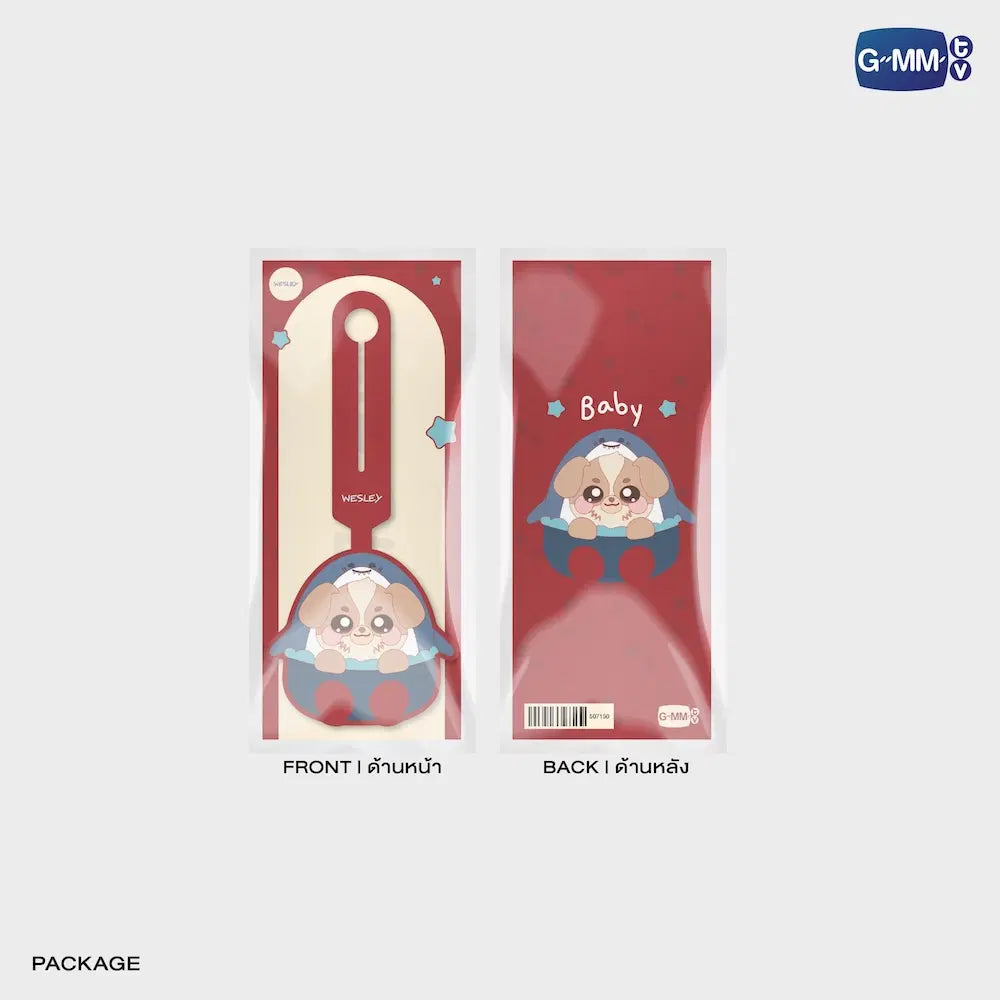 WESLEY GMMTV FANDOM CHARACTER RUBBER BAG TAG
