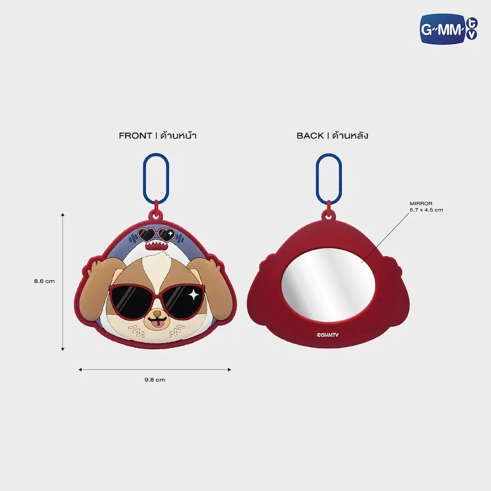 WESLEY GMMTV FANDOM CHARACTER MIRROR KEYCHAIN