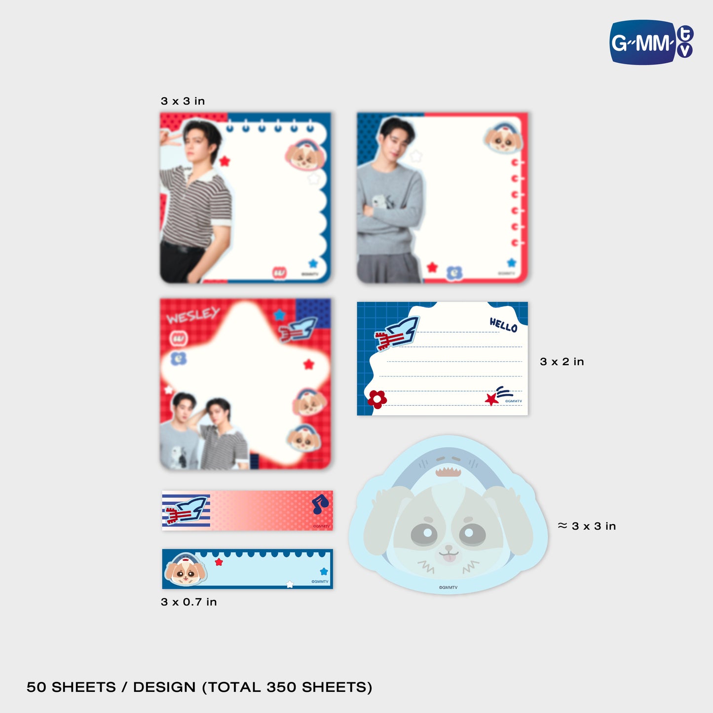 POPOS25-046 WESLEY NOTEPAD SET