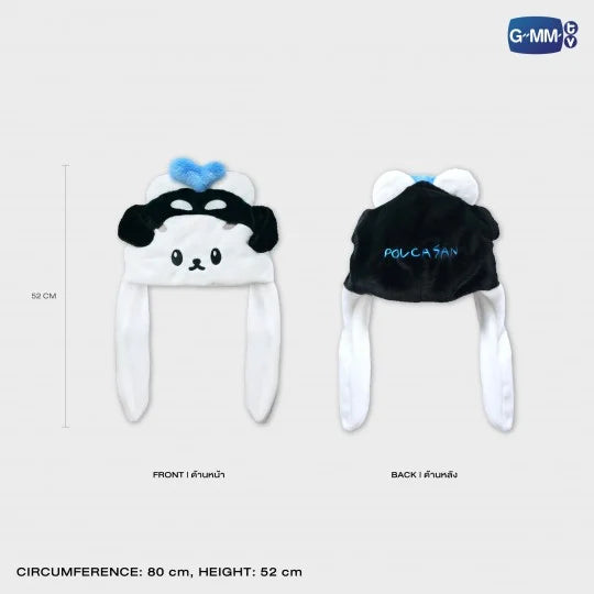 POLCASAN FLUFFY EAR POP HAT