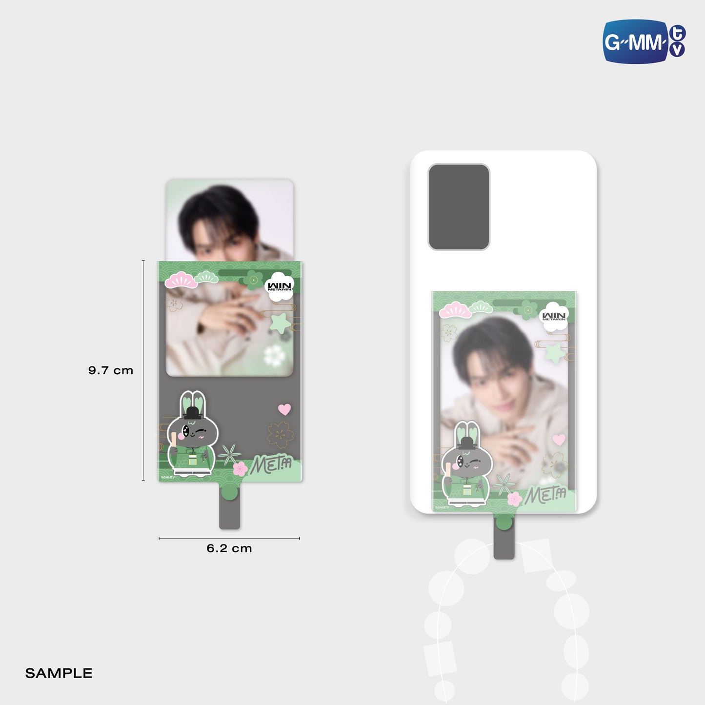 POPOS25-476 PHONE FRAME CARD METAA