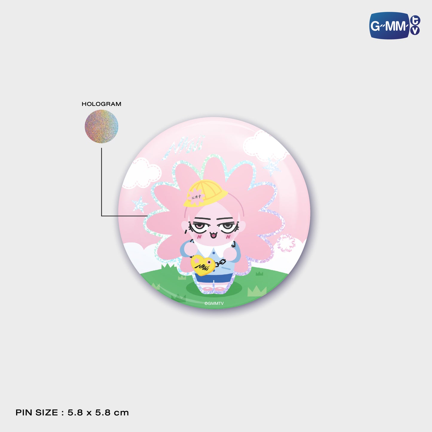 POPOS25-030 NEONA HOLOGRAM PIN