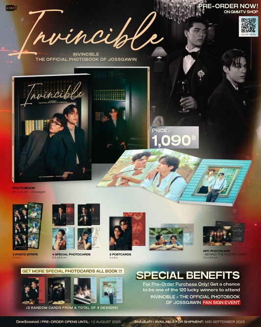 【PRE-ORDER】INVINCIBLE | THE OFFICIAL PHOTOBOOK OF JOSSGAWIN
