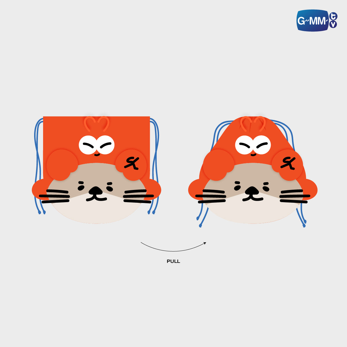 POPOS25-523 FANDOM CHARACTER DRAWSTRING POUCH NONG NOOONG