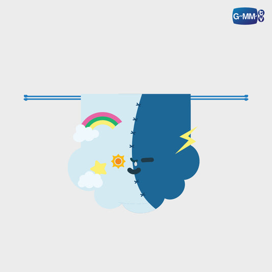 POPOS25-535 FANDOM CHARACTER DRAWSTRING POUCH SMYLE