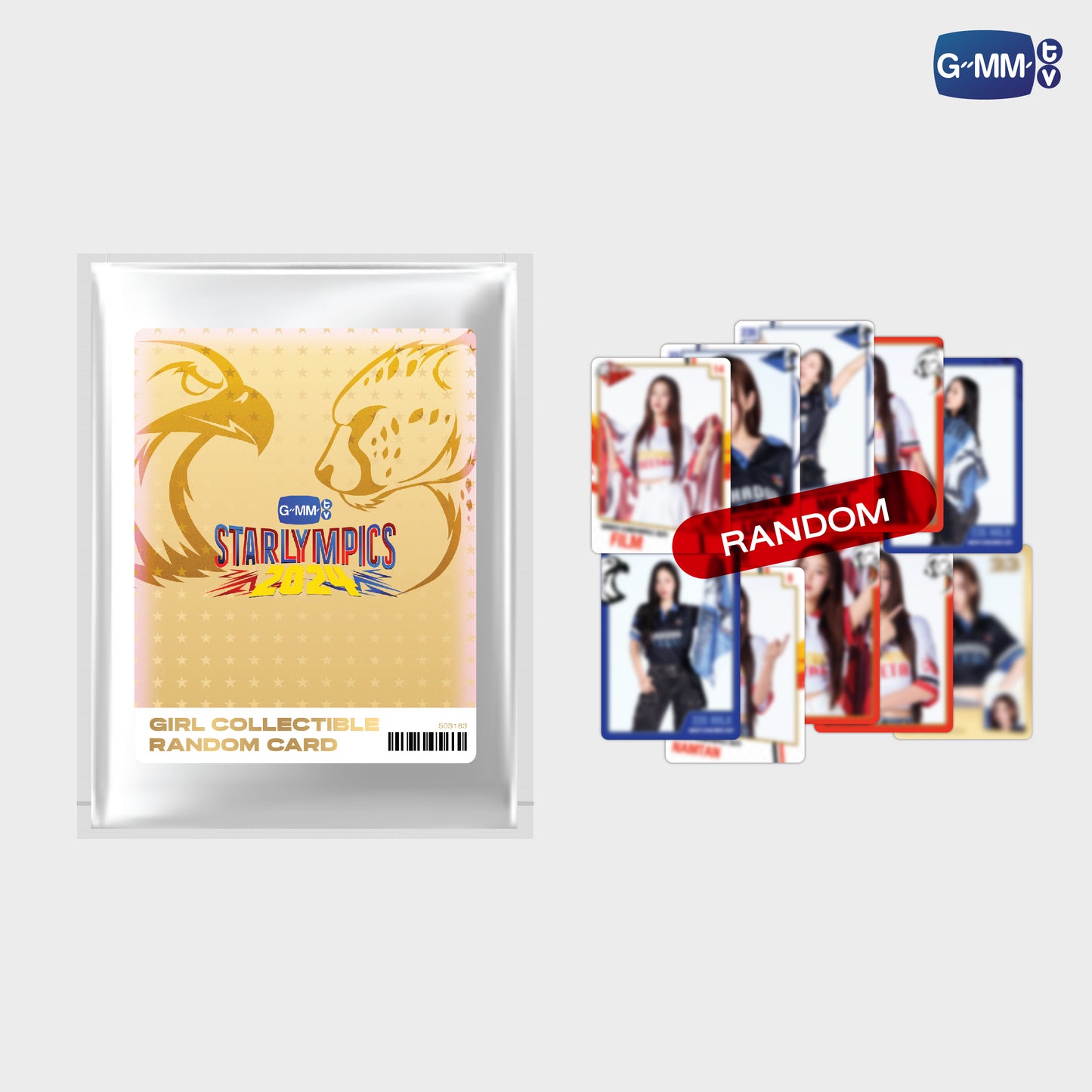 POPUPOS-481 GMMTV STARLYMPICS 2024 COLLECTIBLE RANDOM CARD GIRLS COLLECTION