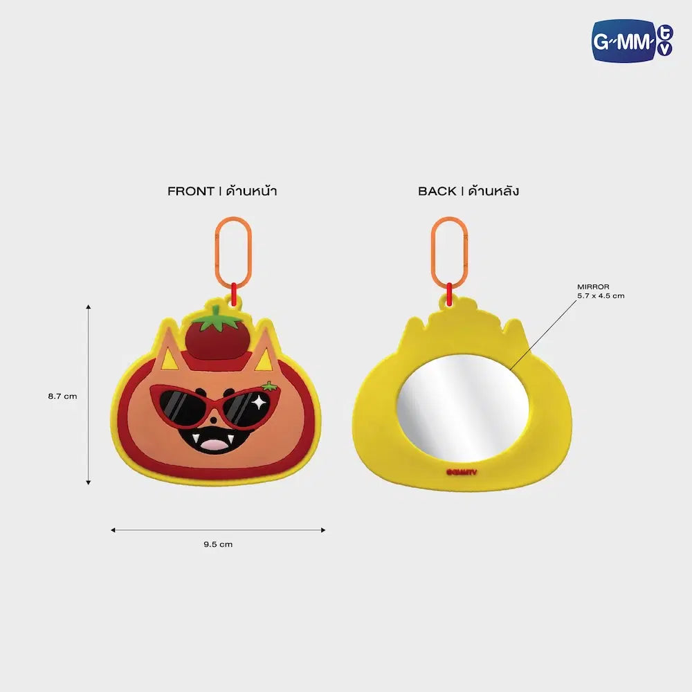 TOMAFOX GMMTV FANDOM CHARACTER MIRROR KEYCHAIN