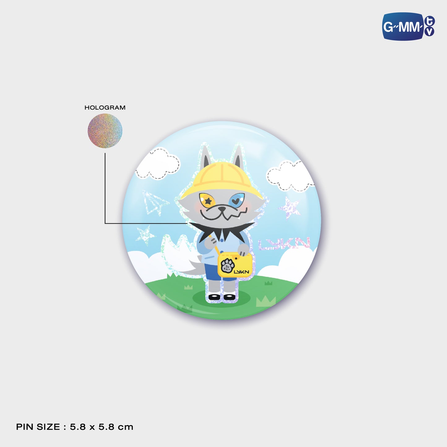 POPOS25-031 LYKYOU HOLOGRAM PIN