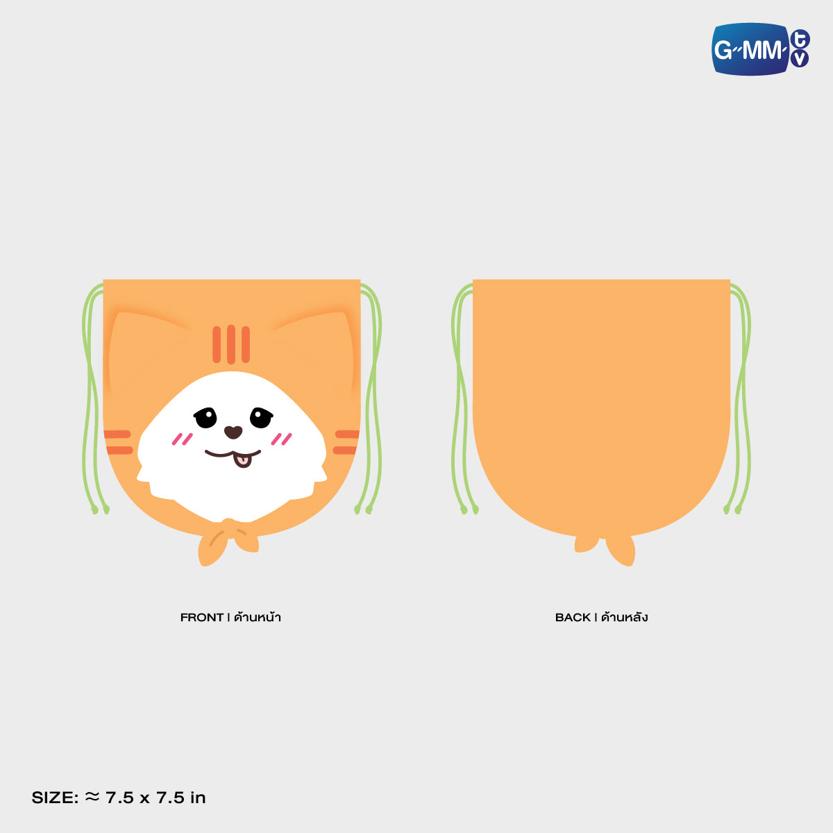 POPOS25-530 FANDOM CHARACTER DRAWSTRING POUCH MUVMUV