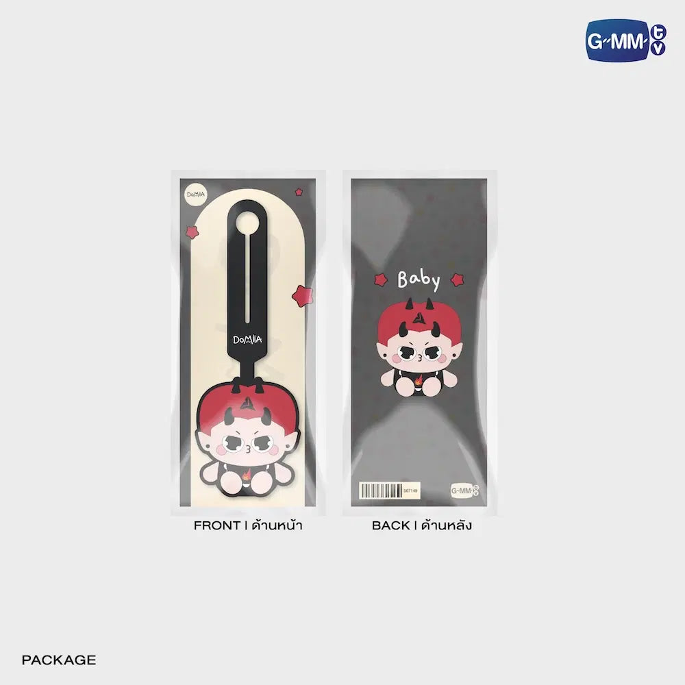 DOMIIA GMMTV FANDOM CHARACTER RUBBER BAG TAG