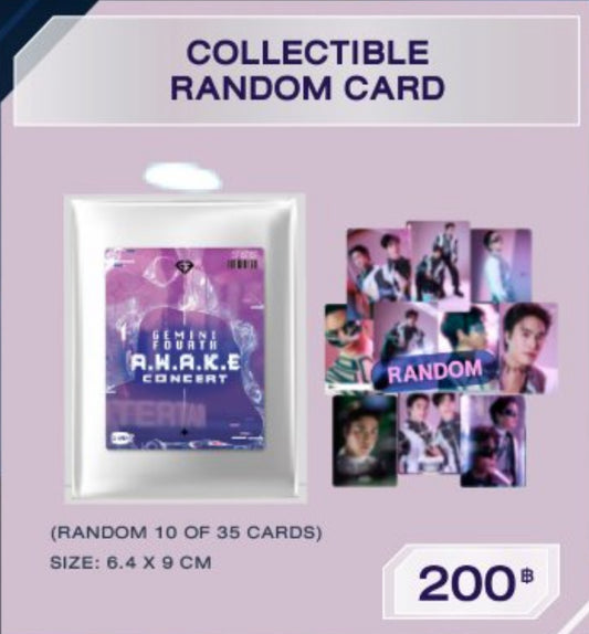 【GEMINI FOURTH A.W.A.K.E CONCERT】COLLECTIBLE RANDOM CARD