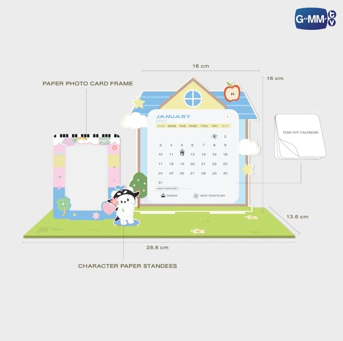 【PRE-ORDER】GMMTV FANDOM CHARACTER OFFICIAL CALENDAR 2027