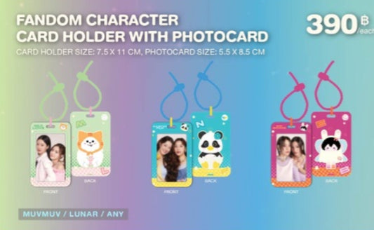 【BLUSH BLOSSOM FAN FEST】 FANDOM CHARACTER CARD HOLDER WITH PHOTO CARD