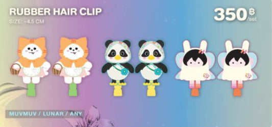 【BLUSH BLOSSOM FAN FEST】 RUBBER HAIR CLIP