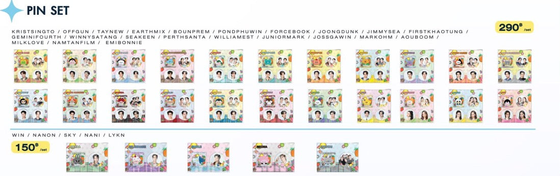【GMMTV FANIVAL】PIN SET
