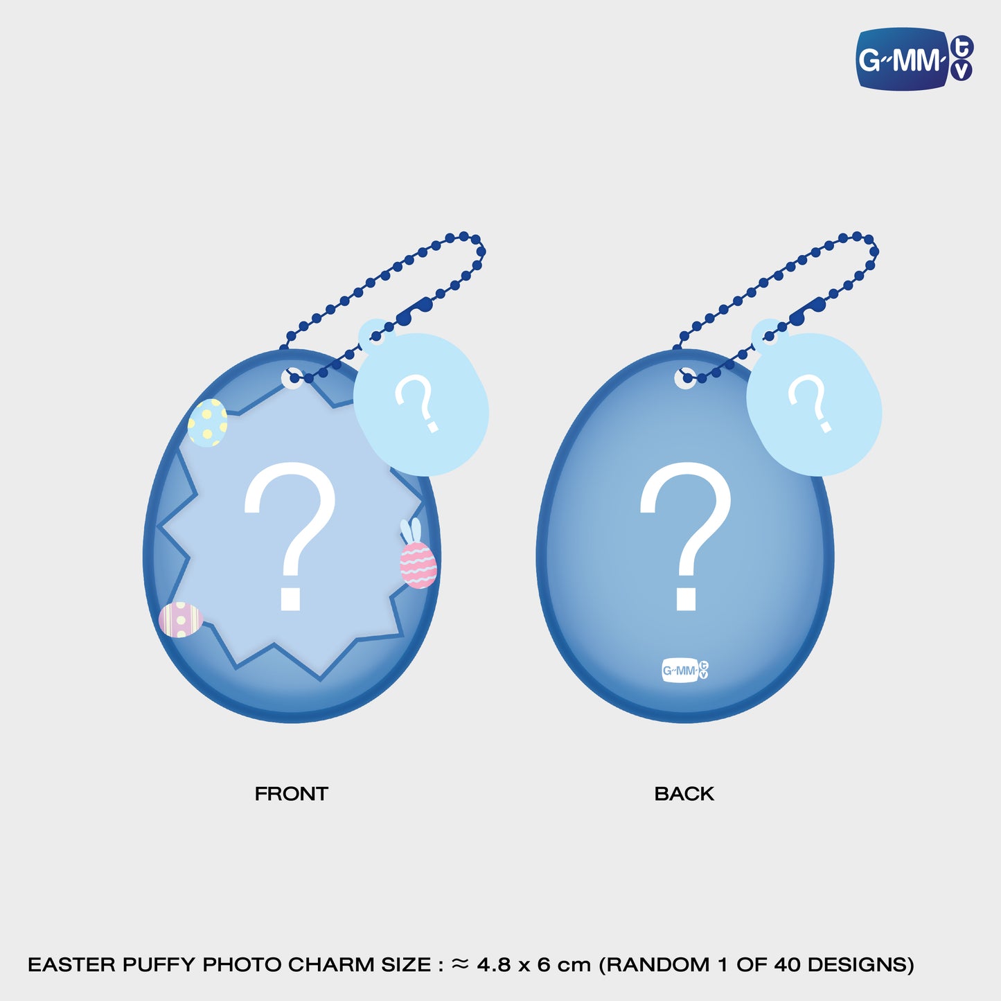 POPFK26-311 GMMTV GASHA: EASTER PUFFY PHOTO CHARM 