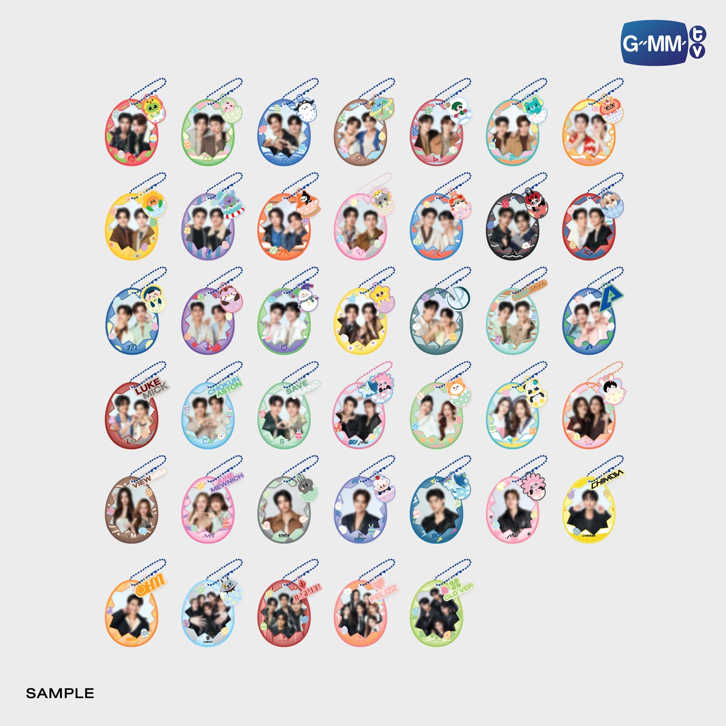 POPFK26-311 GMMTV GASHA: EASTER PUFFY PHOTO CHARM 