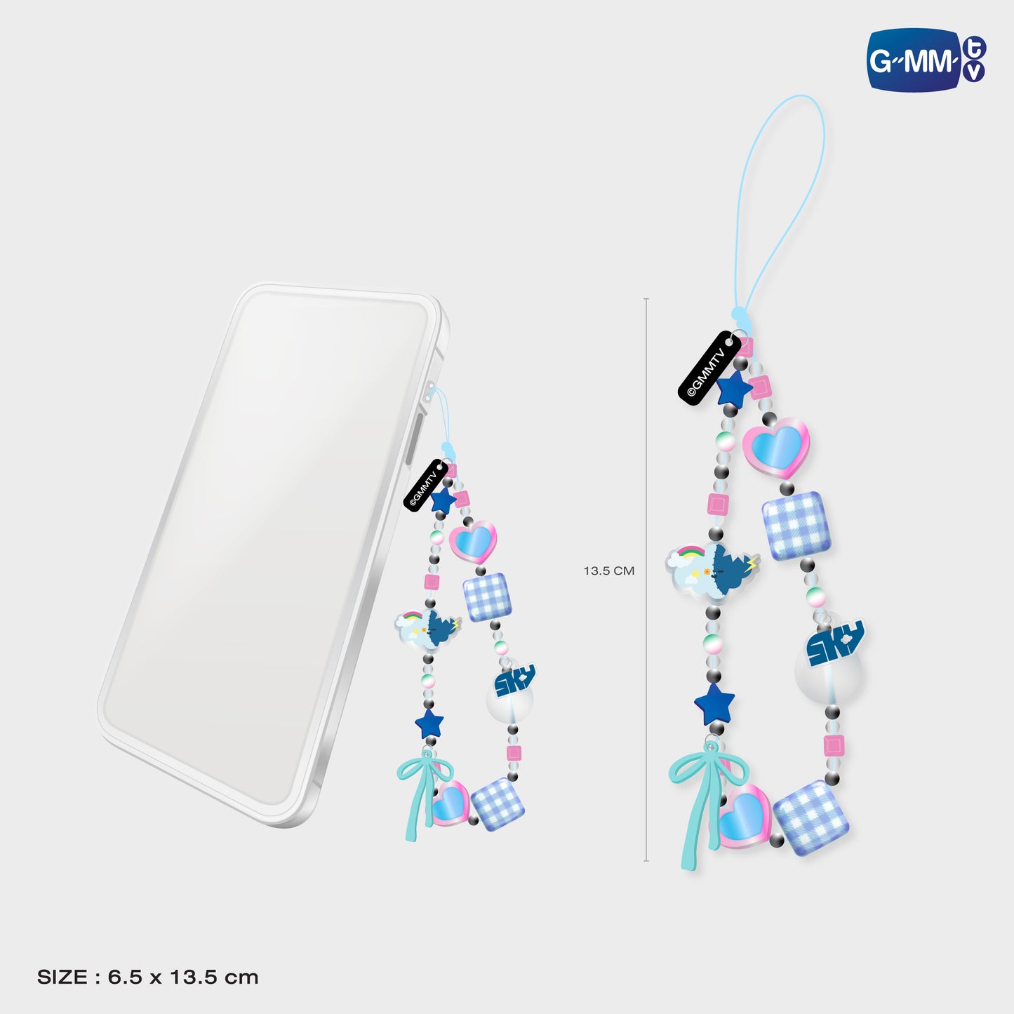 POPOS25-197 SMYLE PHONE CHARM