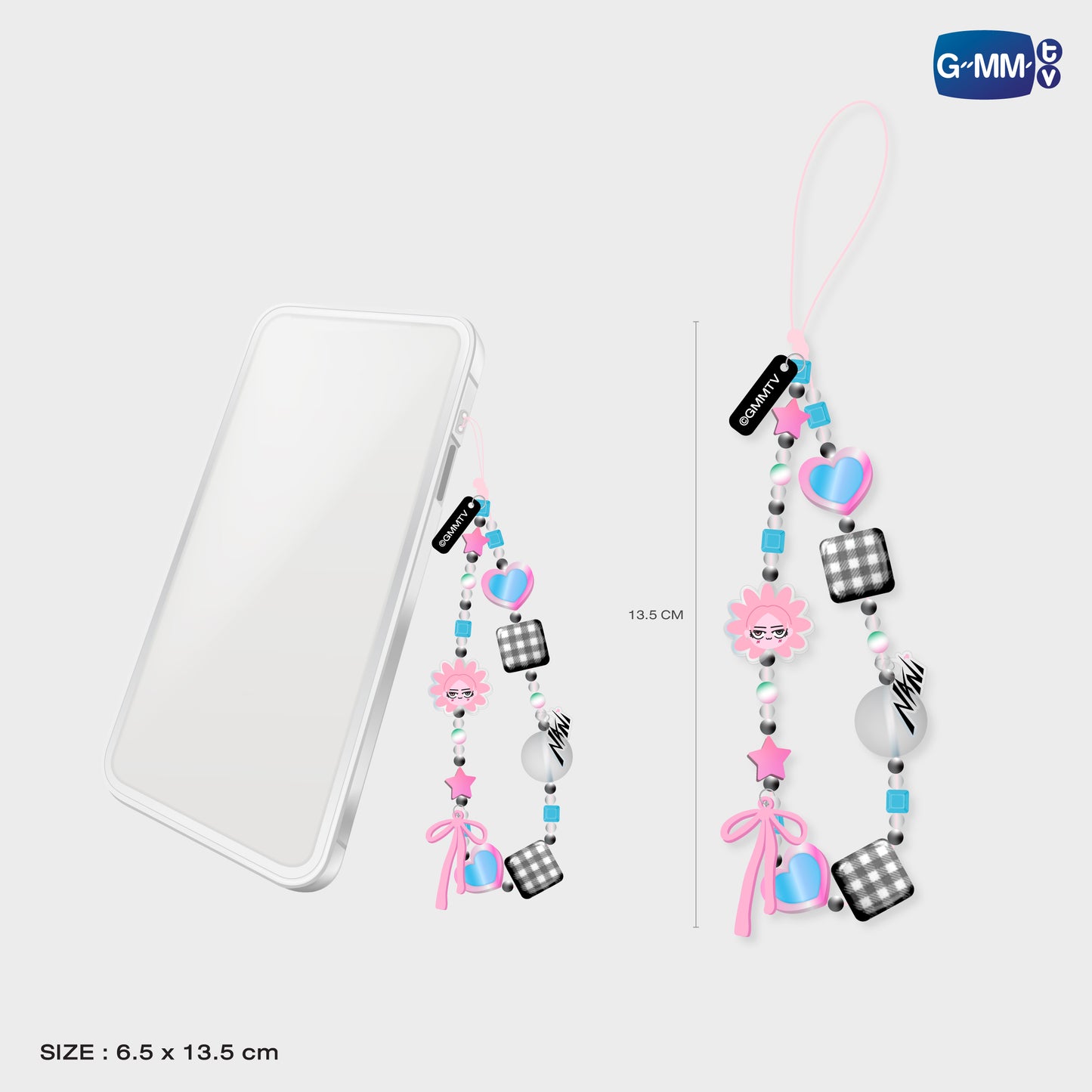 POPOS25-198 NEONA PHONE CHARM