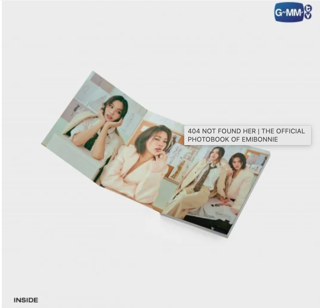【PRE-ORDER】404 NOT FOUND HER | THE OFFICIAL PHOTOBOOK OF EMIBONNIE