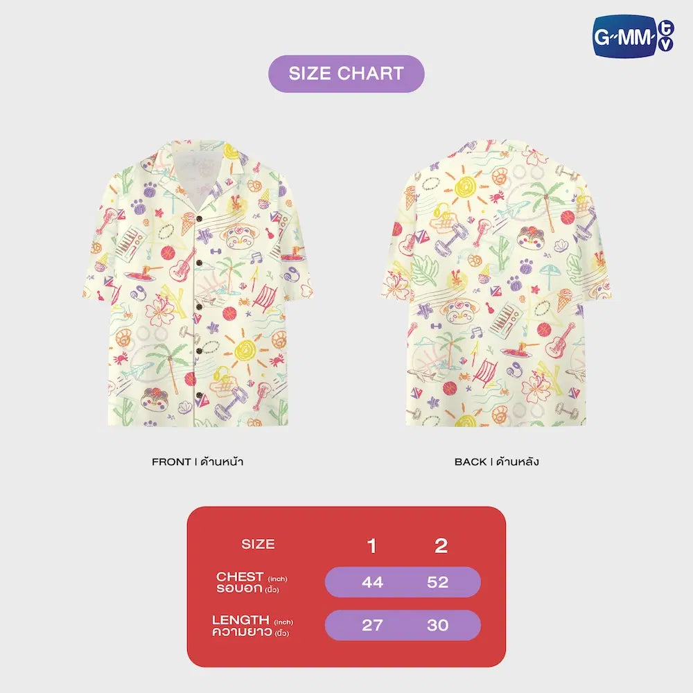 【PRE-ORDER】JOSS GAWIN HEAT & BEAT CONCERT TROPICAL SHIRT