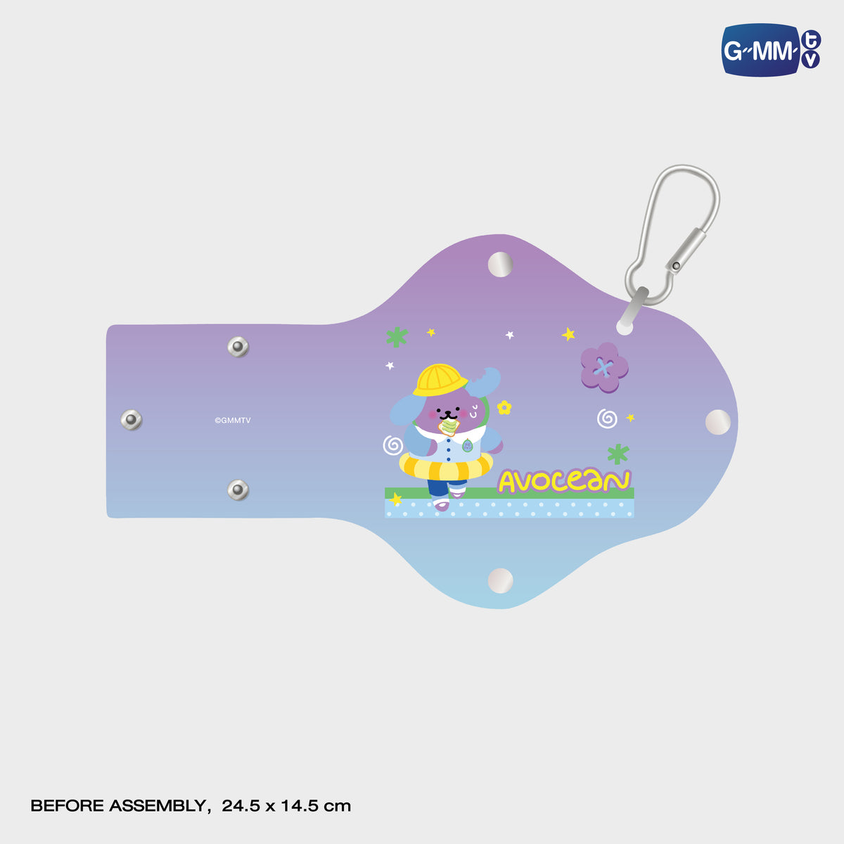 GUNMA26-009 Avocean Mini Clear Pouch | Local Character Carnival in Gunma 2026