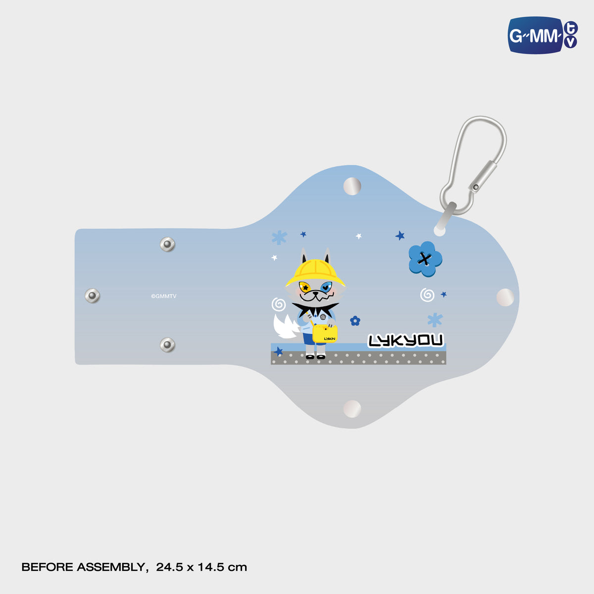 GUNMA26-012 Lykyou Mini Clear Pouch | Local Character Carnival in Gunma 2026