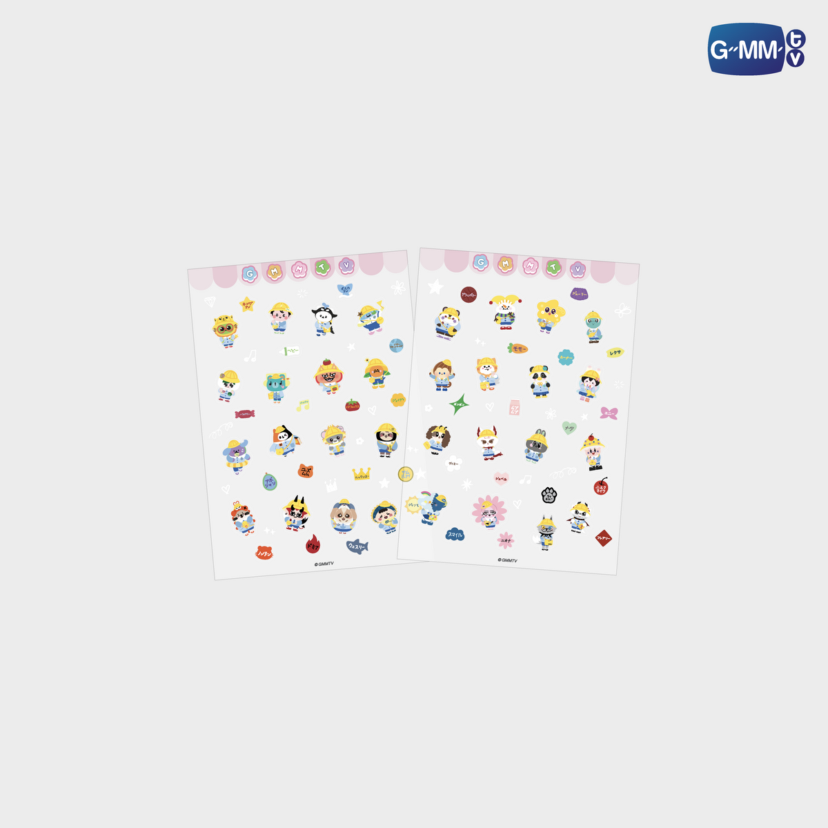 GUNMA26-019 GMMTV Fandom Character Sticker Set | Local Character Carnival in Gunma 2026 