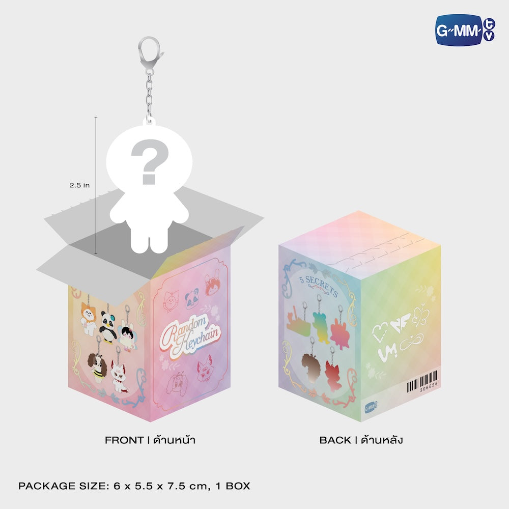 RANDOM DOLL KEYCHAIN SINGLE BOX | BLUSH BLOSSOM FAN FEST 2026 : MIDNIGHT BLOOM