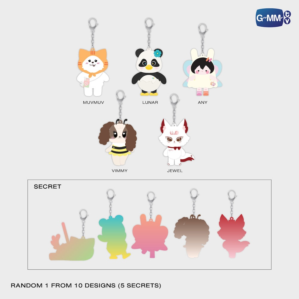 RANDOM DOLL KEYCHAIN SINGLE BOX | BLUSH BLOSSOM FAN FEST 2026 : MIDNIGHT BLOOM