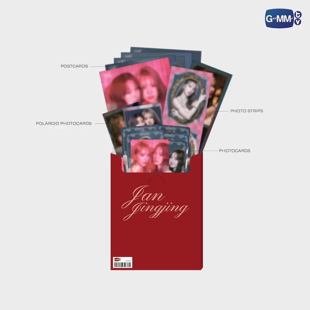 Janjingjing MINI PHOTO SET | BLUSH BLOSSOM FAN FEST 2026 : MIDNIGHT BLOOM