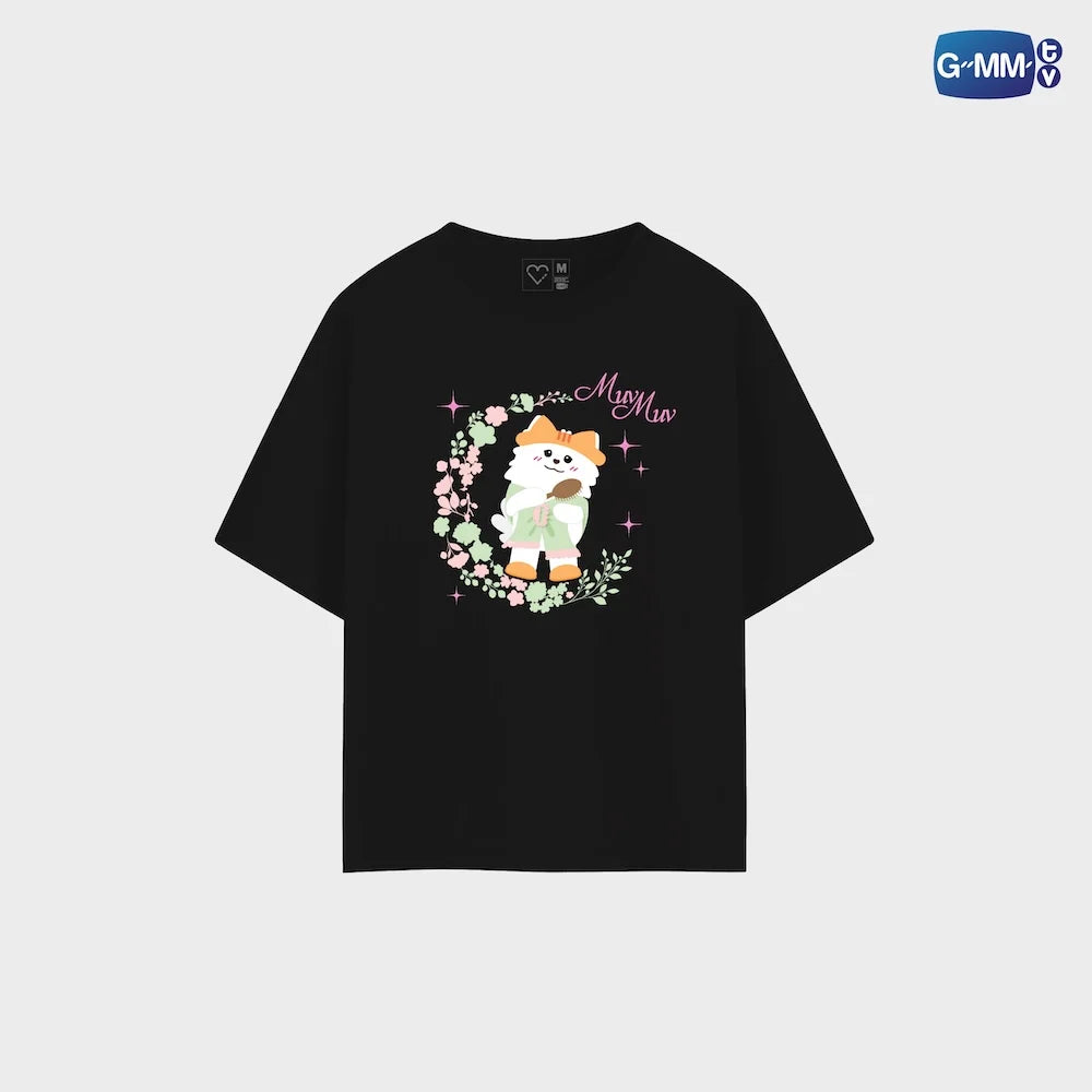 Muvmuv  THE OFFICIAL T-SHIRT | BLUSH BLOSSOM FAN FEST 2026 : MIDNIGHT BLOOM
