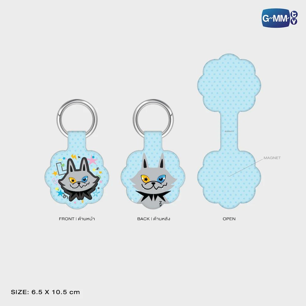 LYKYOU GMMTV FANDOM CHARACTER MAGNETIC UTILITY CLIP KEYCHAIN