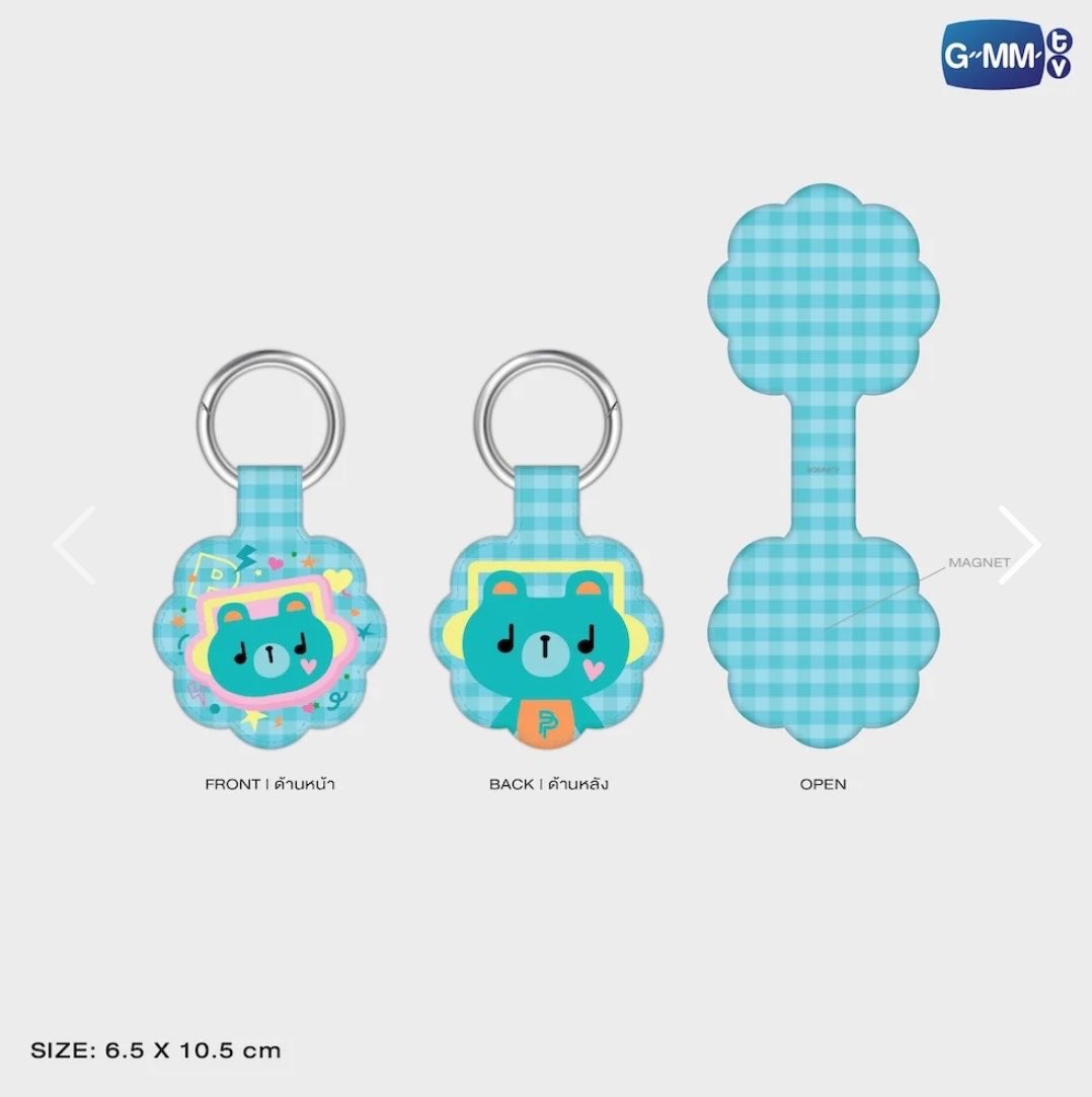 PERMPOON GMMTV FANDOM CHARACTER MAGNETIC UTILITY CLIP KEYCHAIN