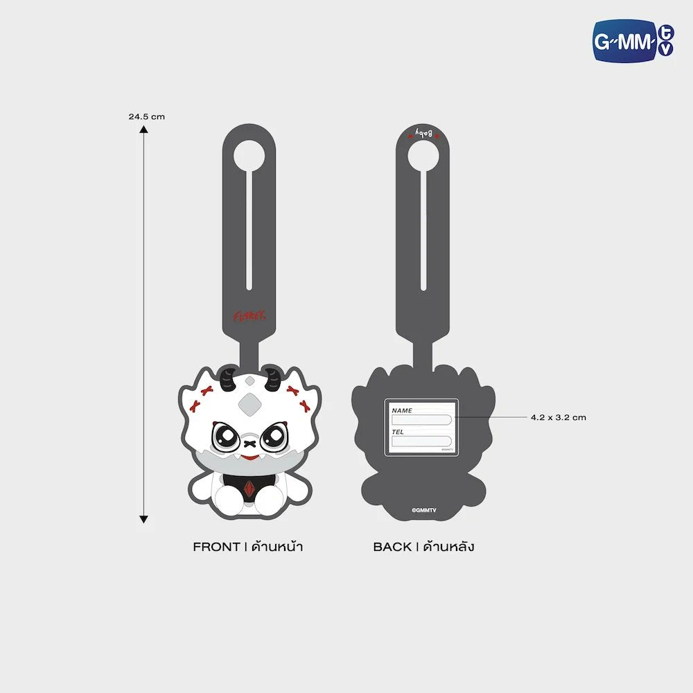 FLAREY GMMTV FANDOM CHARACTER RUBBER BAG TAG