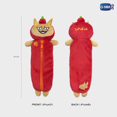 TOMAFOX GMMTV FANDOM CHARACTER PLUSH PENCIL CASE