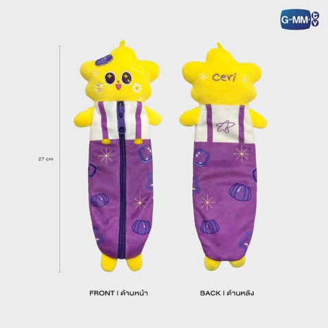 CERI GMMTV FANDOM CHARACTER PLUSH PENCIL CASE