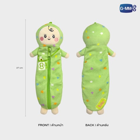 BABII GMMTV FANDOM CHARACTER PLUSH PENCIL CASE