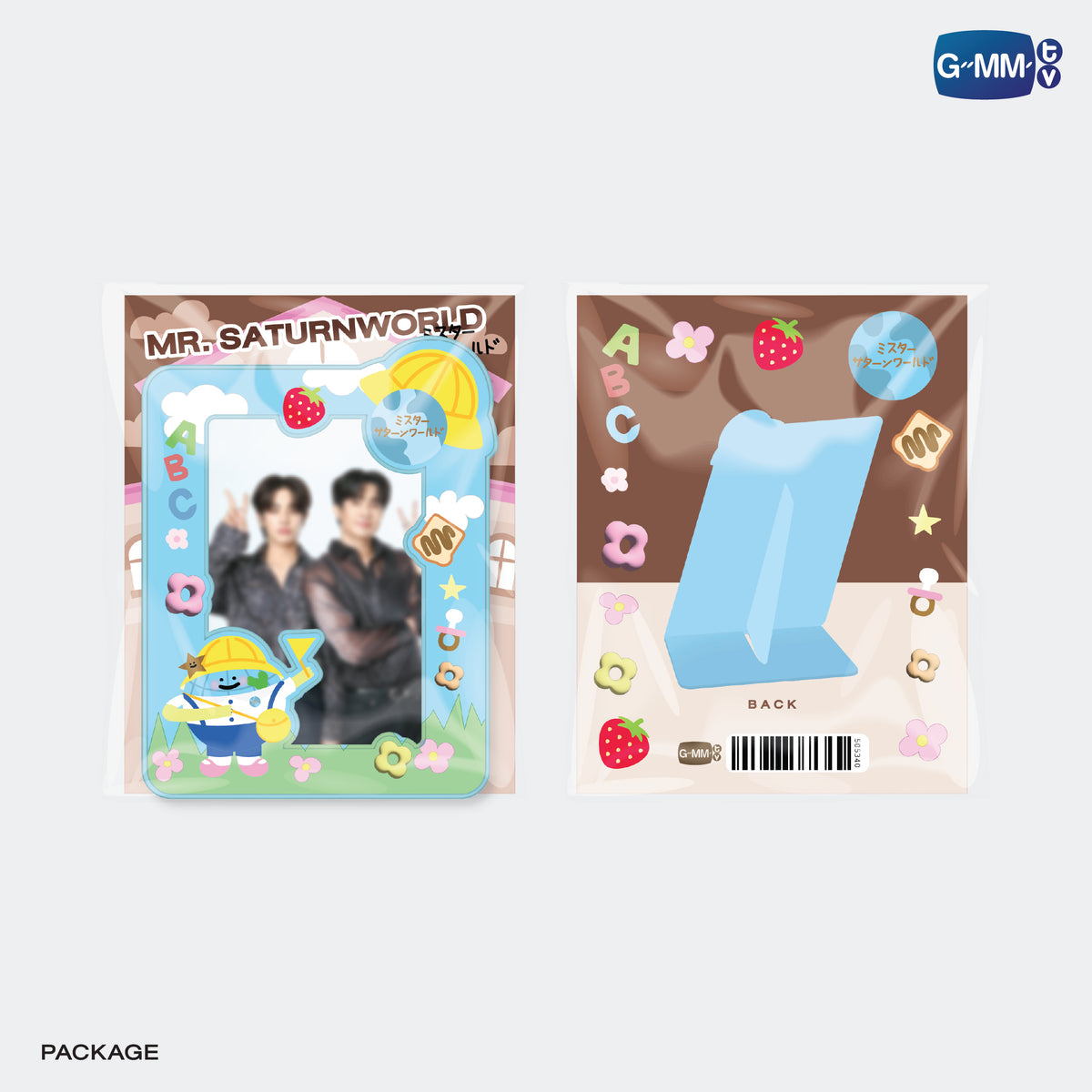 ON-0252 MR. SATURNWORLD CARD HOLDER STAND WITH PHOTOCARD