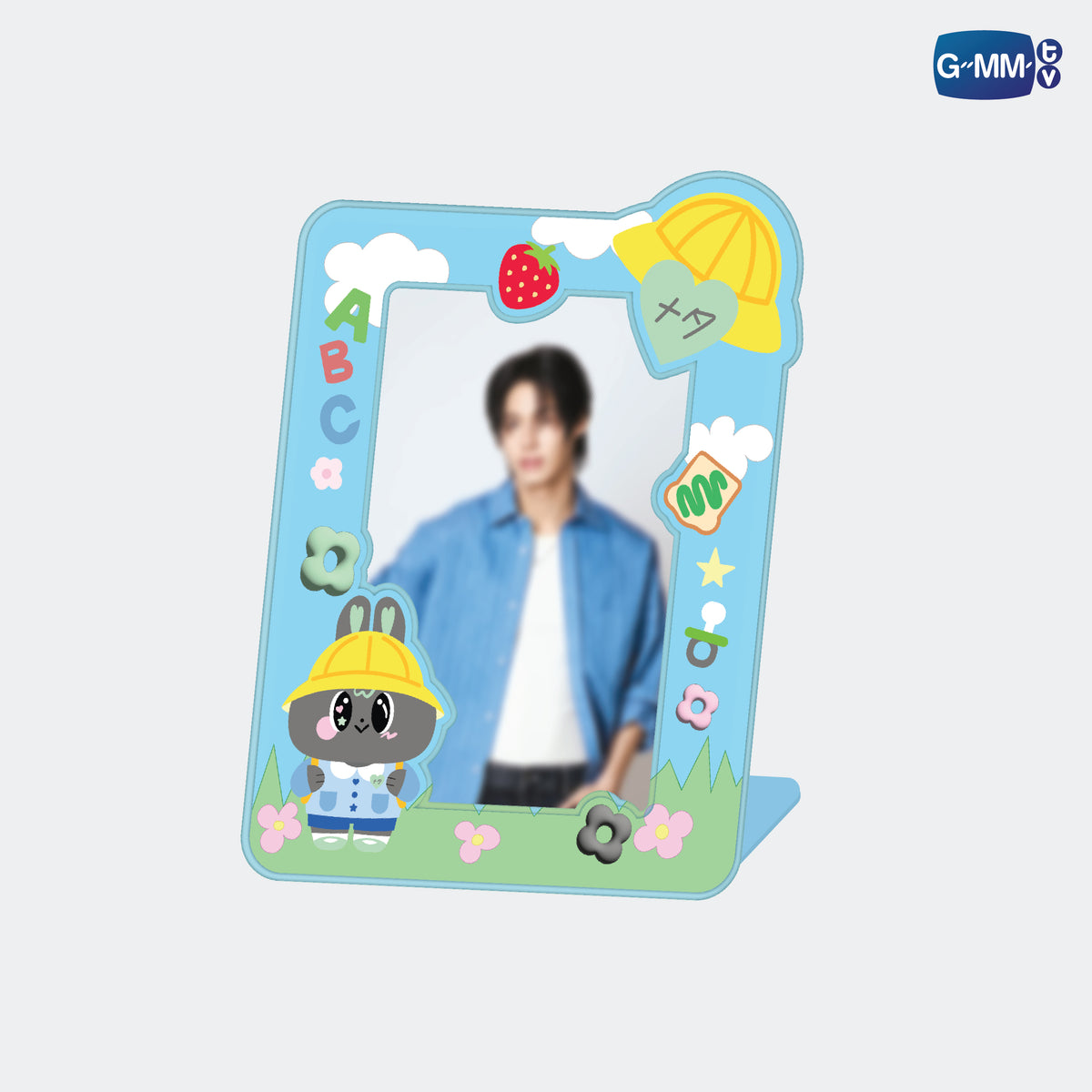 ON-0271 METAA CARD HOLDER STAND WITH PHOTOCARD