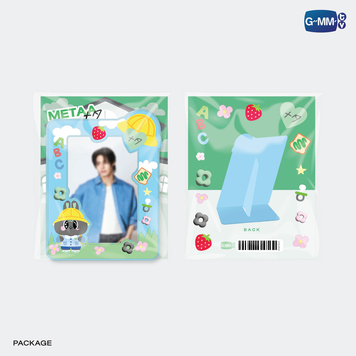 ON-0271 METAA CARD HOLDER STAND WITH PHOTOCARD