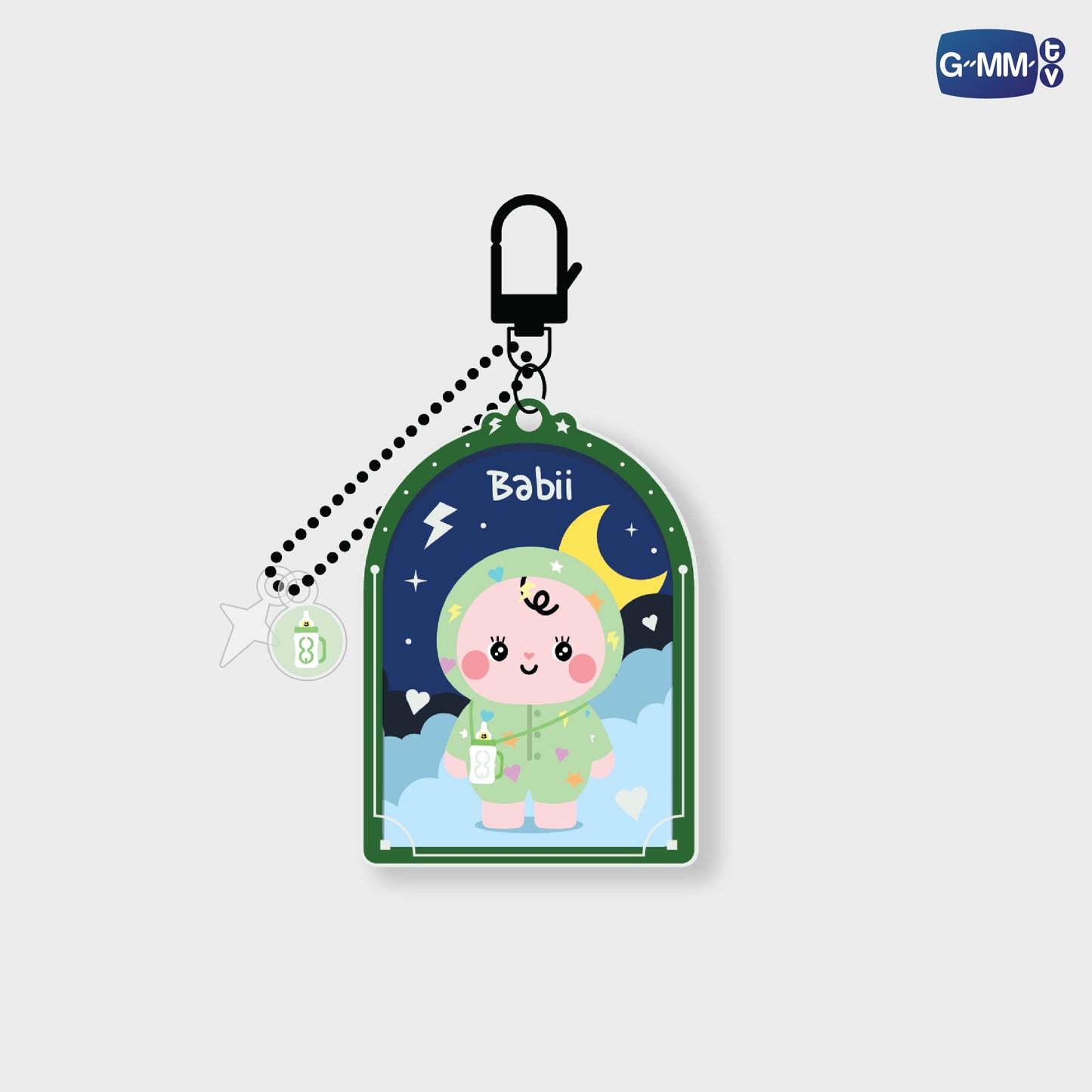 POPOS25-255 BABII GLOW ACRYLIC KEYCHAIN