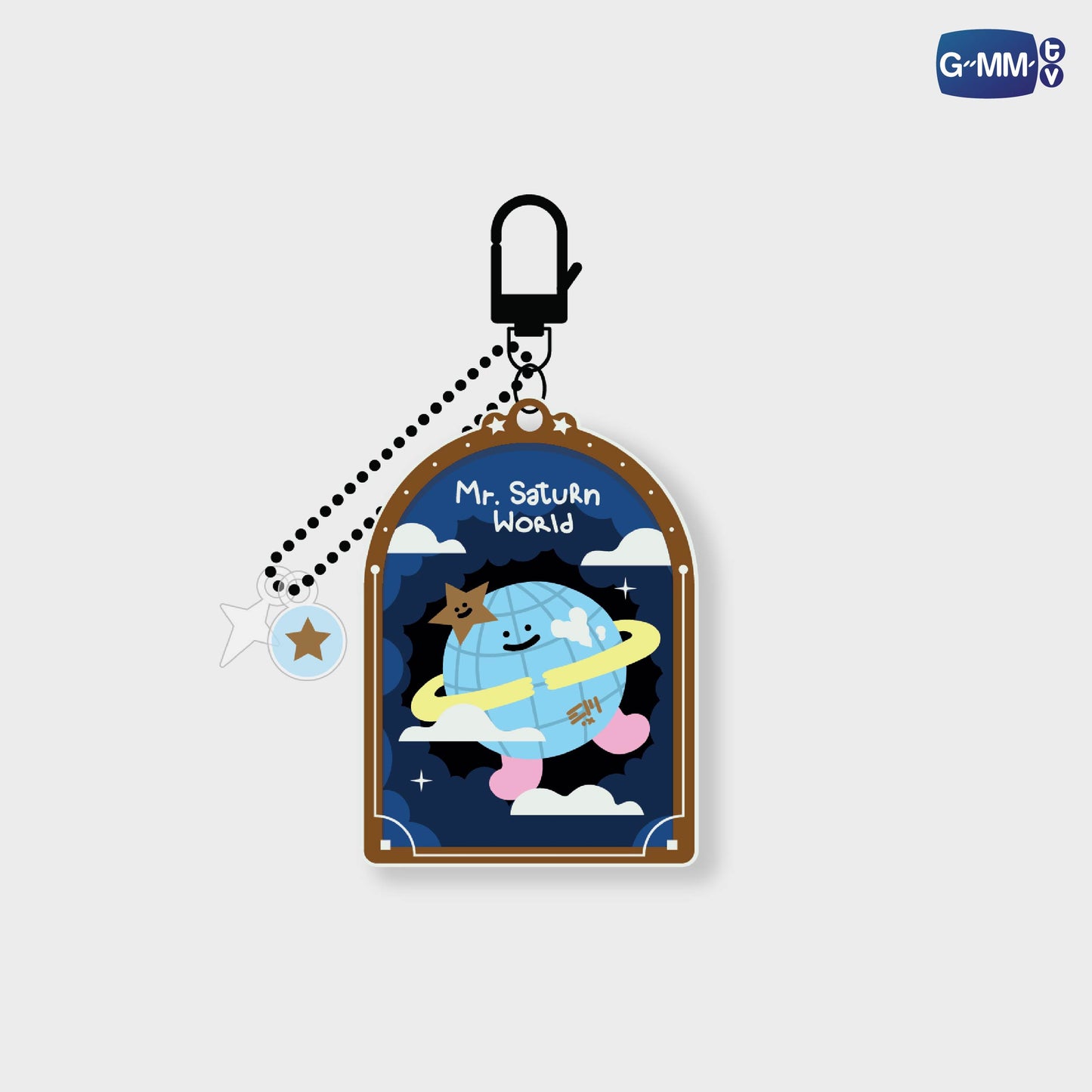 POPOS25-257 MR. SATURNWORLD GLOW ACRYLIC KEYCHAIN