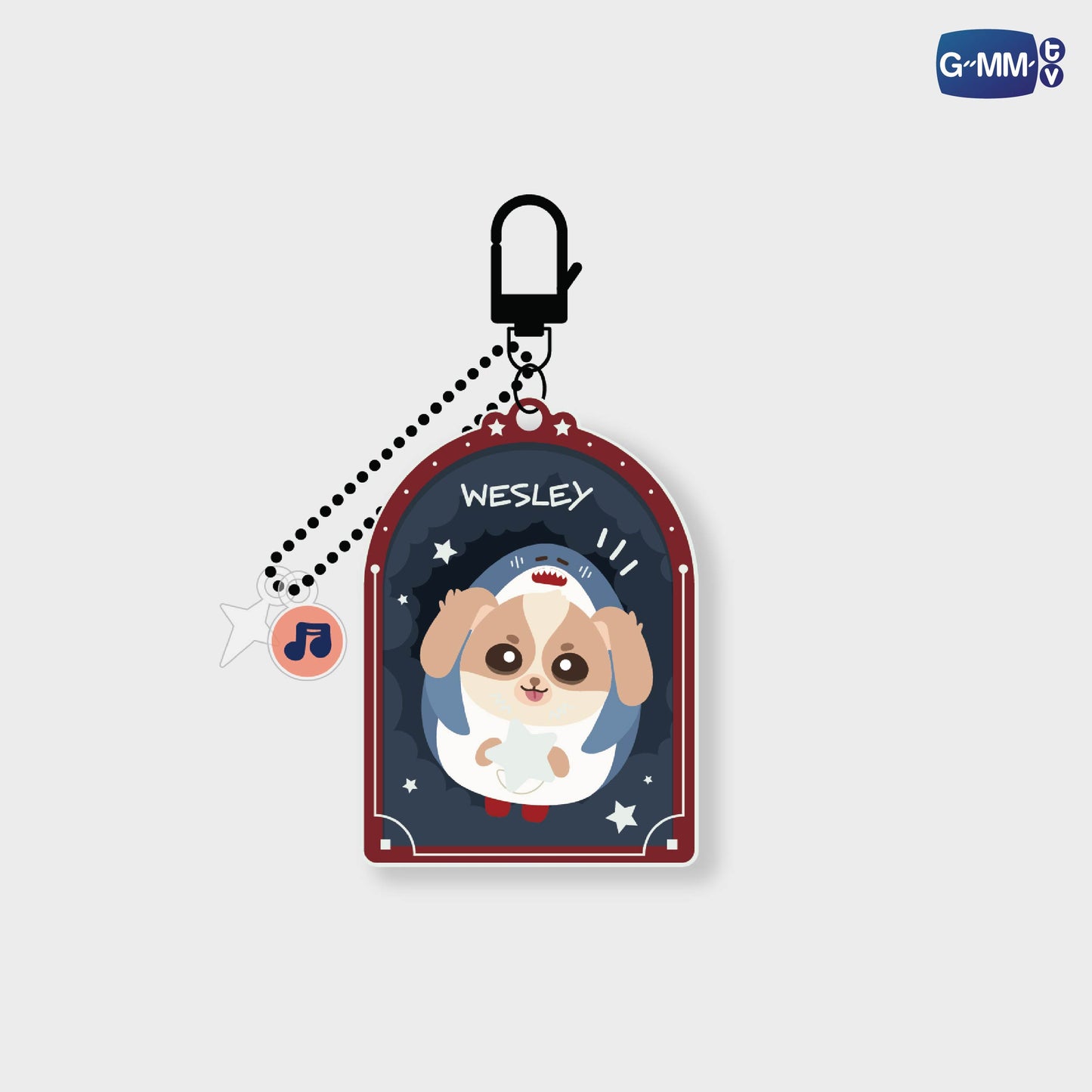 POPOS25-268 WESLEY GLOW ACRYLIC KEYCHAIN