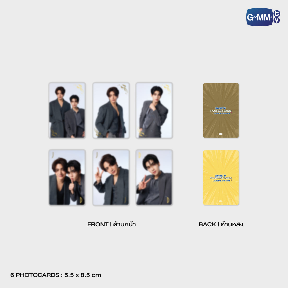 ON-0350 JOONGDUNK MINI PHOTOSET | GMMTV FANFEST 2026 LIVE IN JAPAN