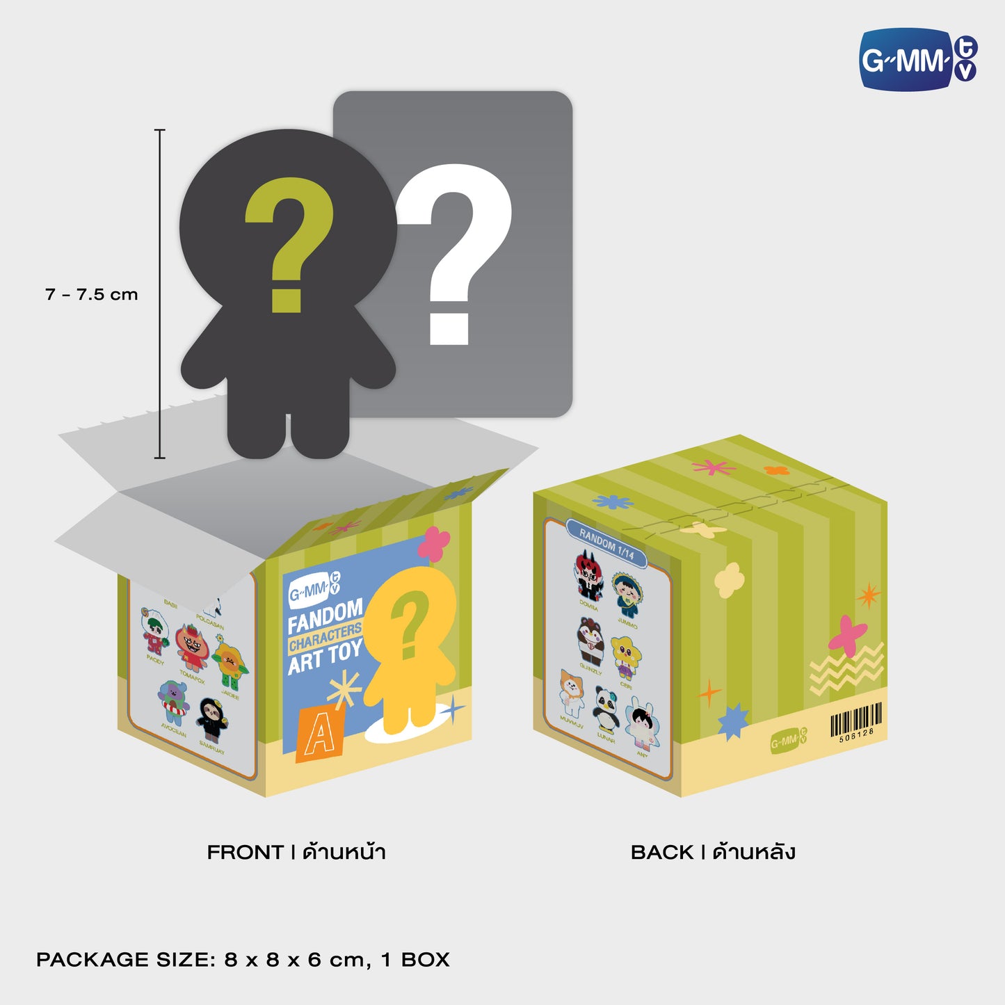 POPFK26-165 FANDOM CHARACTER ART TOY - SINGLE BOX (SET A)