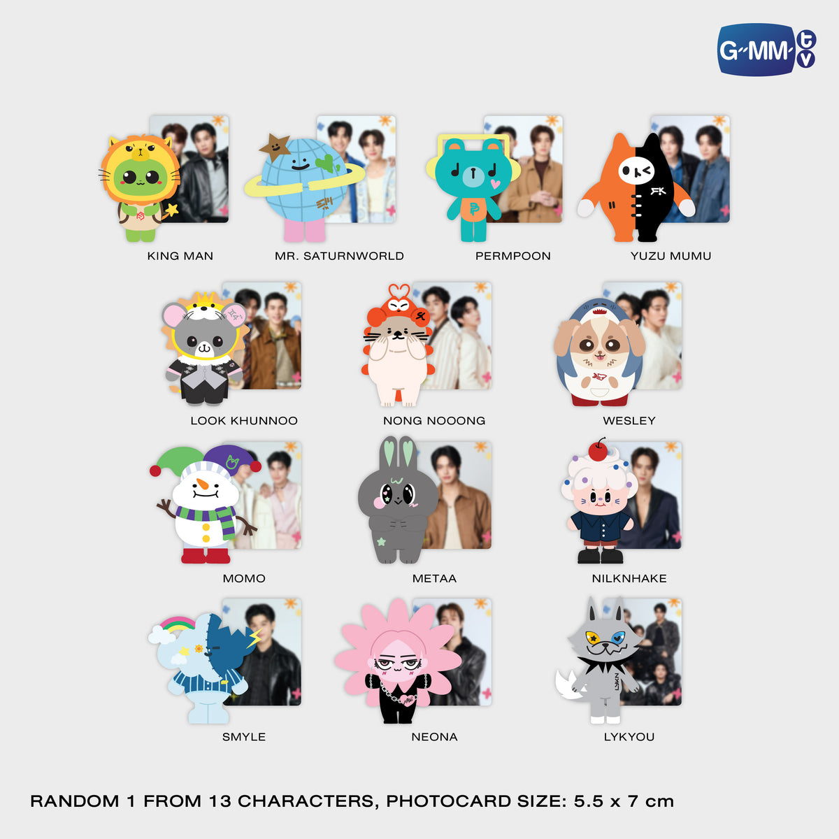 GUNMA26-024 FANDOM CHARACTER ART TOY - SINGLE BOX (SET B) (Art toy whole set B = 13)